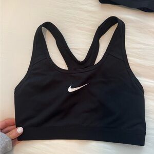 Nike Women's Black Racerback Sports Bra